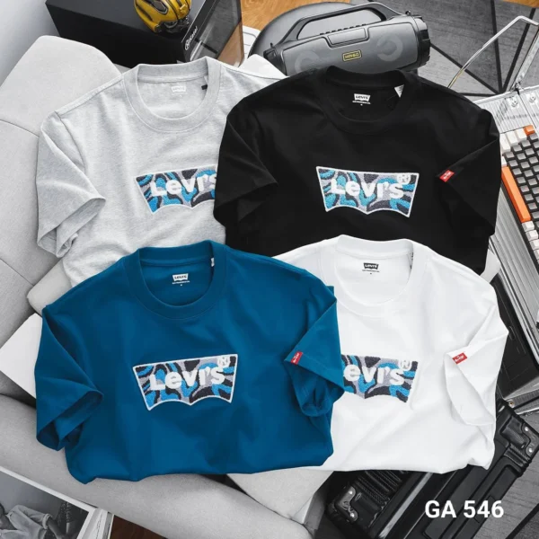 LEVIS CHEST EMBROIDERY COTTON ROUND NECK T-SHIRT - Image 10