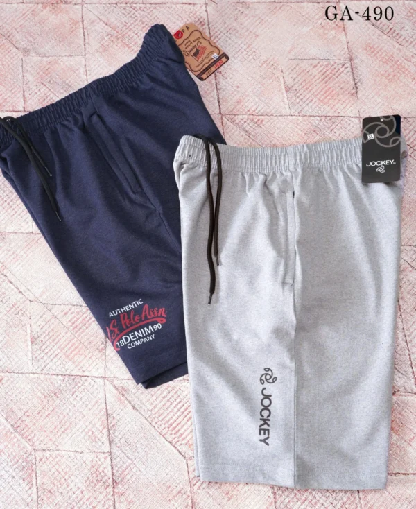 Multi Brand Cotton Loop Knit Shorts - Image 5