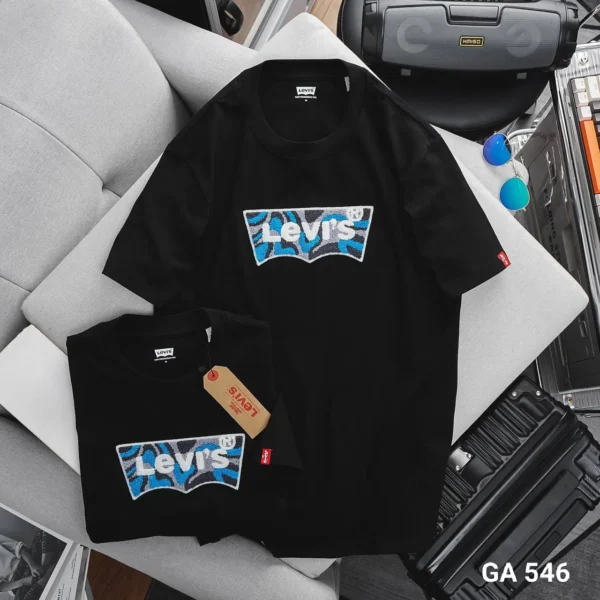 LEVIS CHEST EMBROIDERY COTTON ROUND NECK T-SHIRT - Image 6