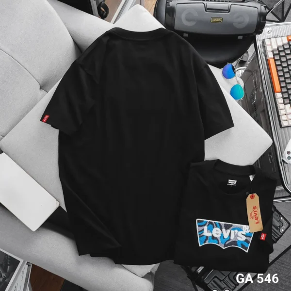 LEVIS CHEST EMBROIDERY COTTON ROUND NECK T-SHIRT - Image 7