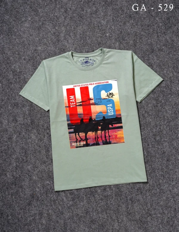 MULTI BRAND PRINTED ROUND NECK HALF SLEEVE T-SHIRT - Image 5