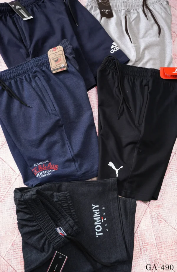 Multi Brand Cotton Loop Knit Shorts - Image 7