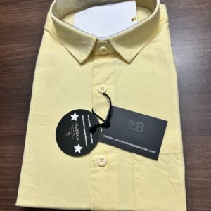 Small Size 38 – Plain Half Sleeve Shirts for Casual Wear – Men’s