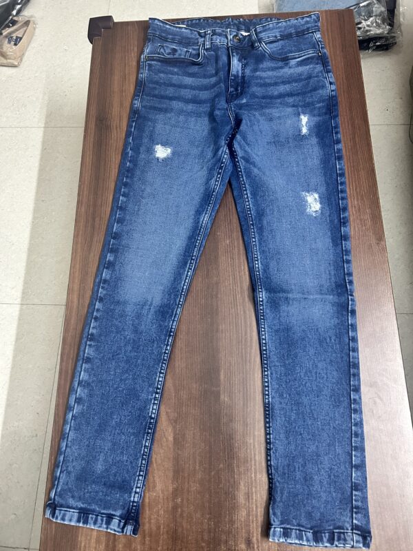 Men’s Torn Jeans – Size 34 | Skinny Fit / Ankle Length - Image 4