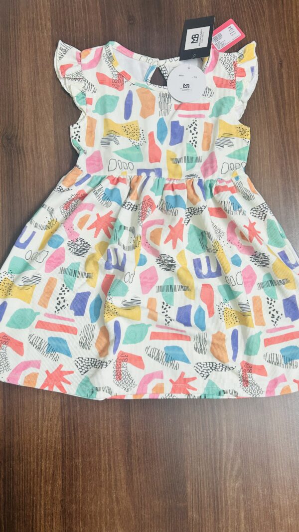 Girl Dress with Bloomer – 4 to 5 Years - Image 4