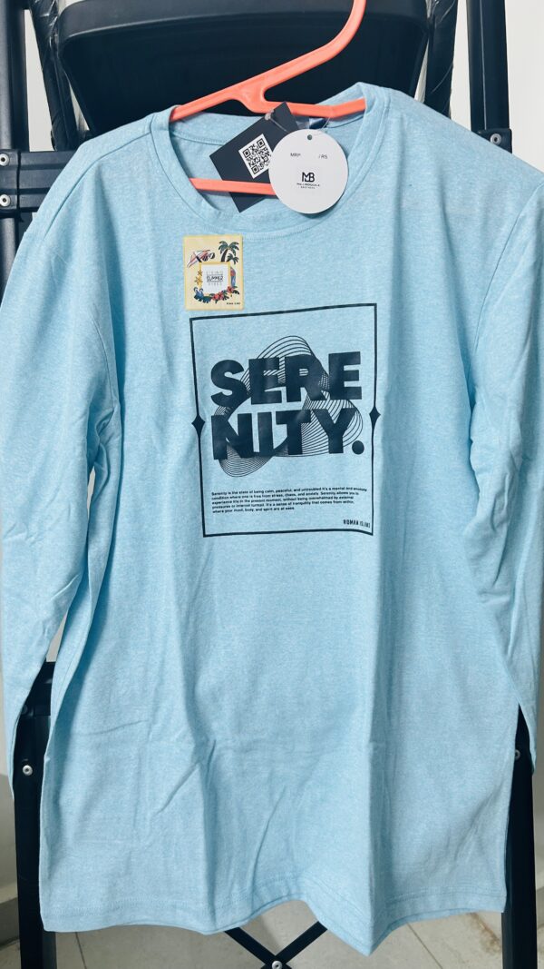 Melange Full Sleeve T-Shirt – Summer Vibe for Men - Image 3