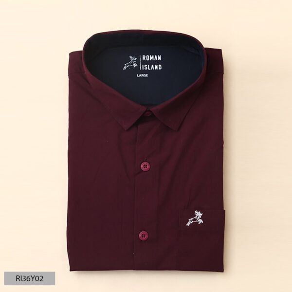 XXL-Size- 46 -Plain Half Sleeve Shirts for Casual Wear – Men’s - Image 9