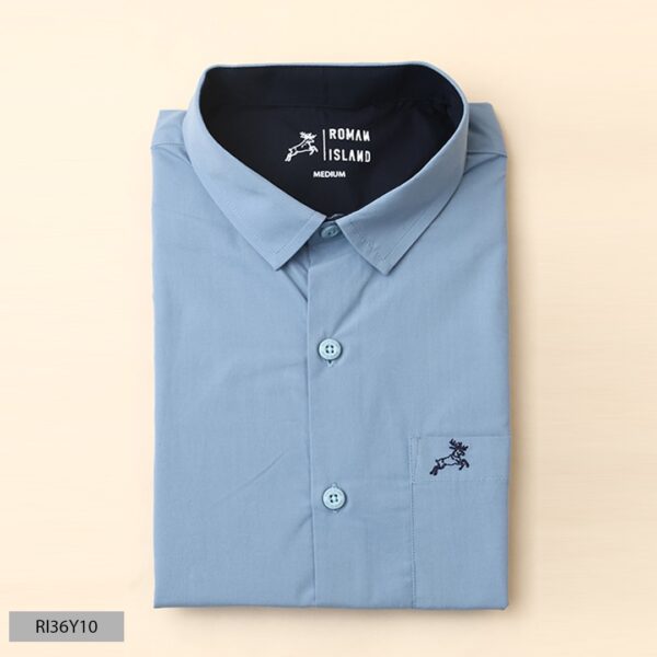 XXL-Size- 46 -Plain Half Sleeve Shirts for Casual Wear – Men’s - Image 2