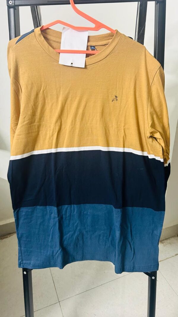 Men’s checked  Sweatshirt Style Full Sleeve T-Shirt - Image 2